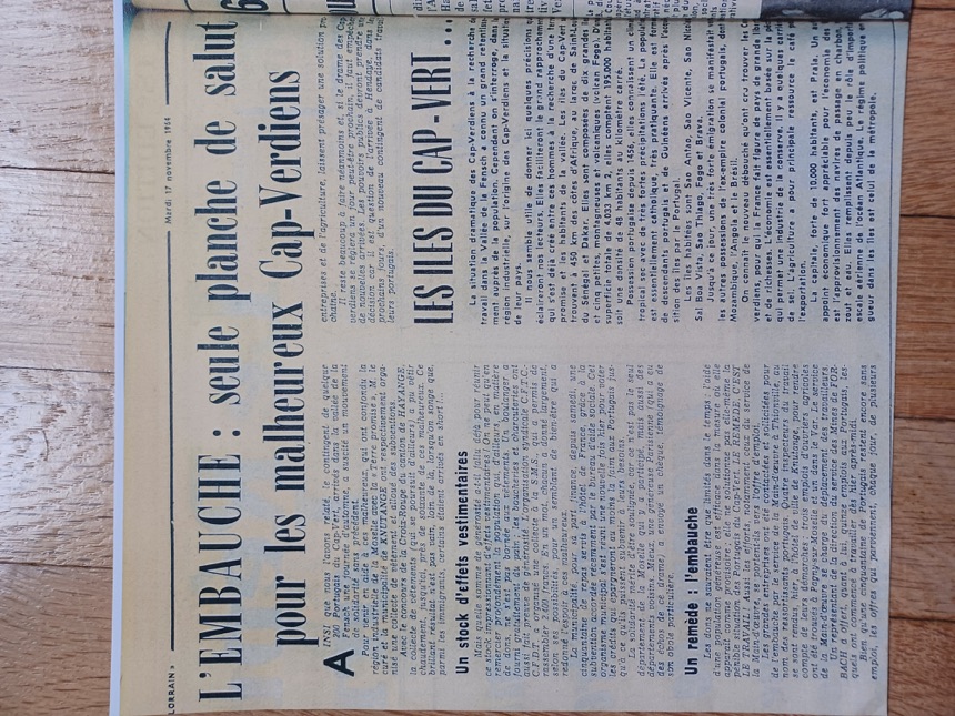 Photo de Cap-Vert 1964 - Républicain Lorrain