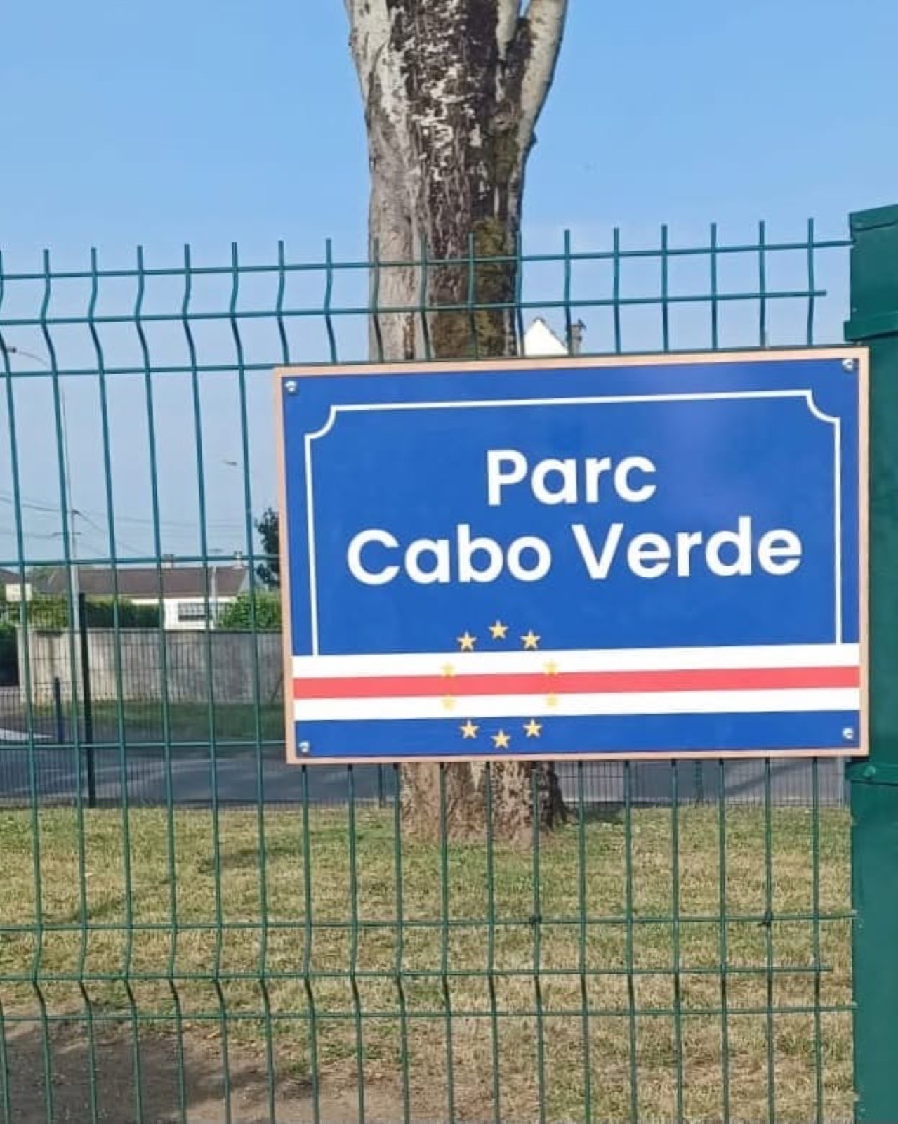 Panneau du Parc Cabo Verde à Florange